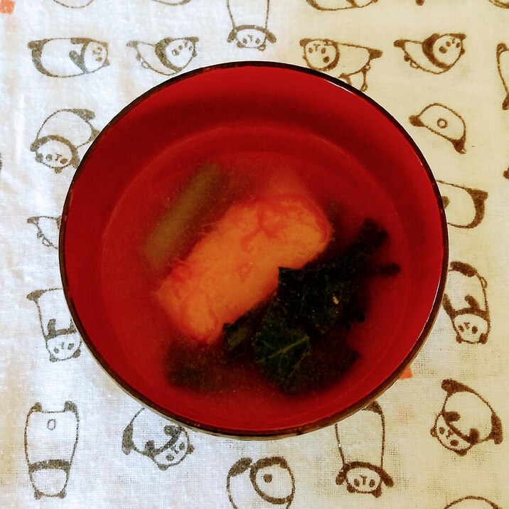 小松菜・かぼちゃの味噌汁